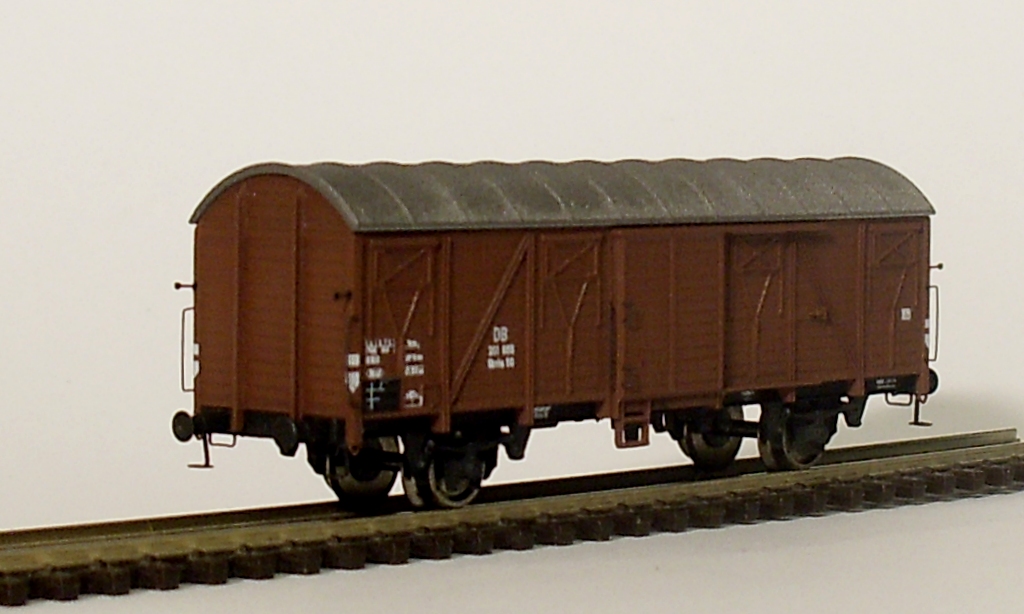 Gedeckter Güterwagen Glmhs 50 der DB in 1:160