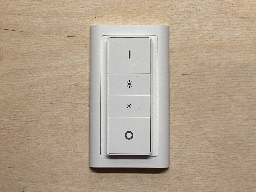 Vægmontering af Hue Dimmer
