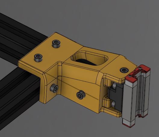 Modificación soportes eje Z impresora VORON1