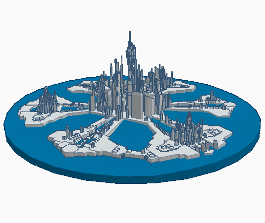Stargate city of Atlantis (water/no-support remix)