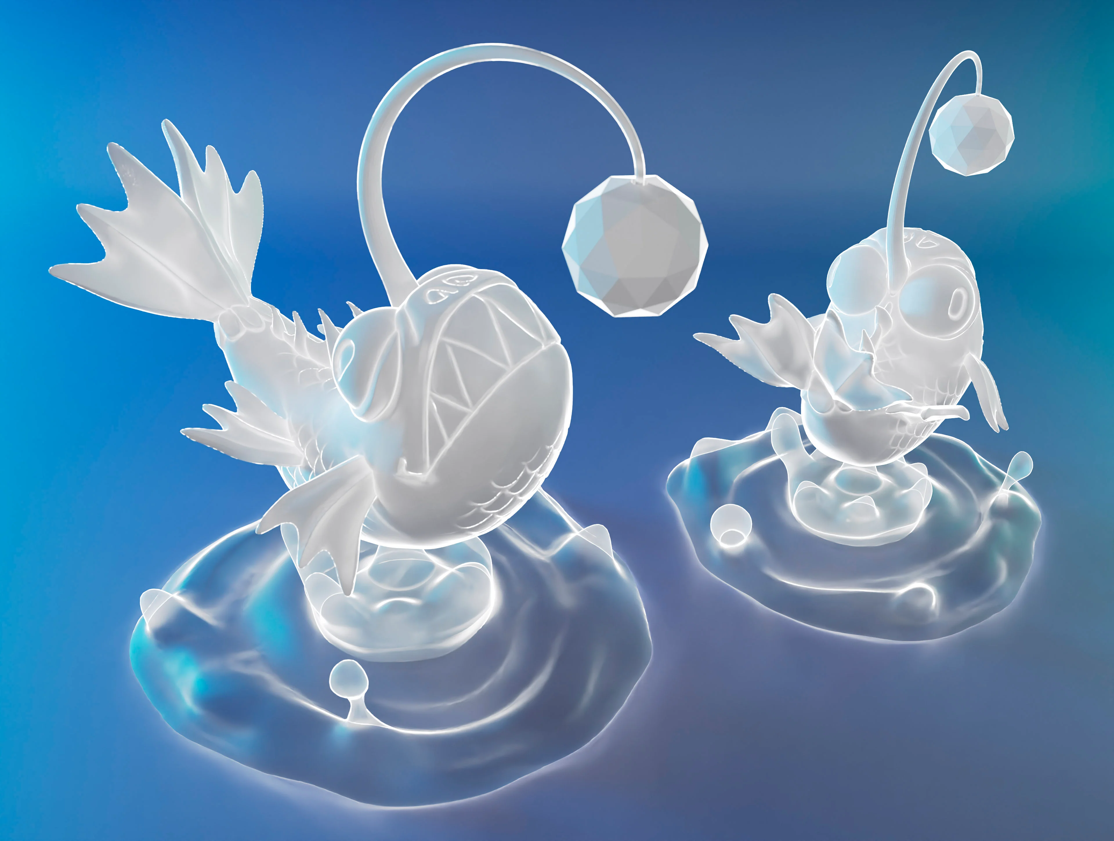 Stylized Angler fish