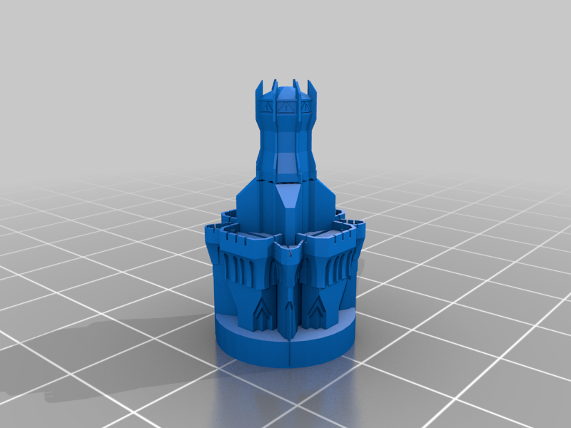 LOTR Catan - Cirith Ungol - Mordor City Token