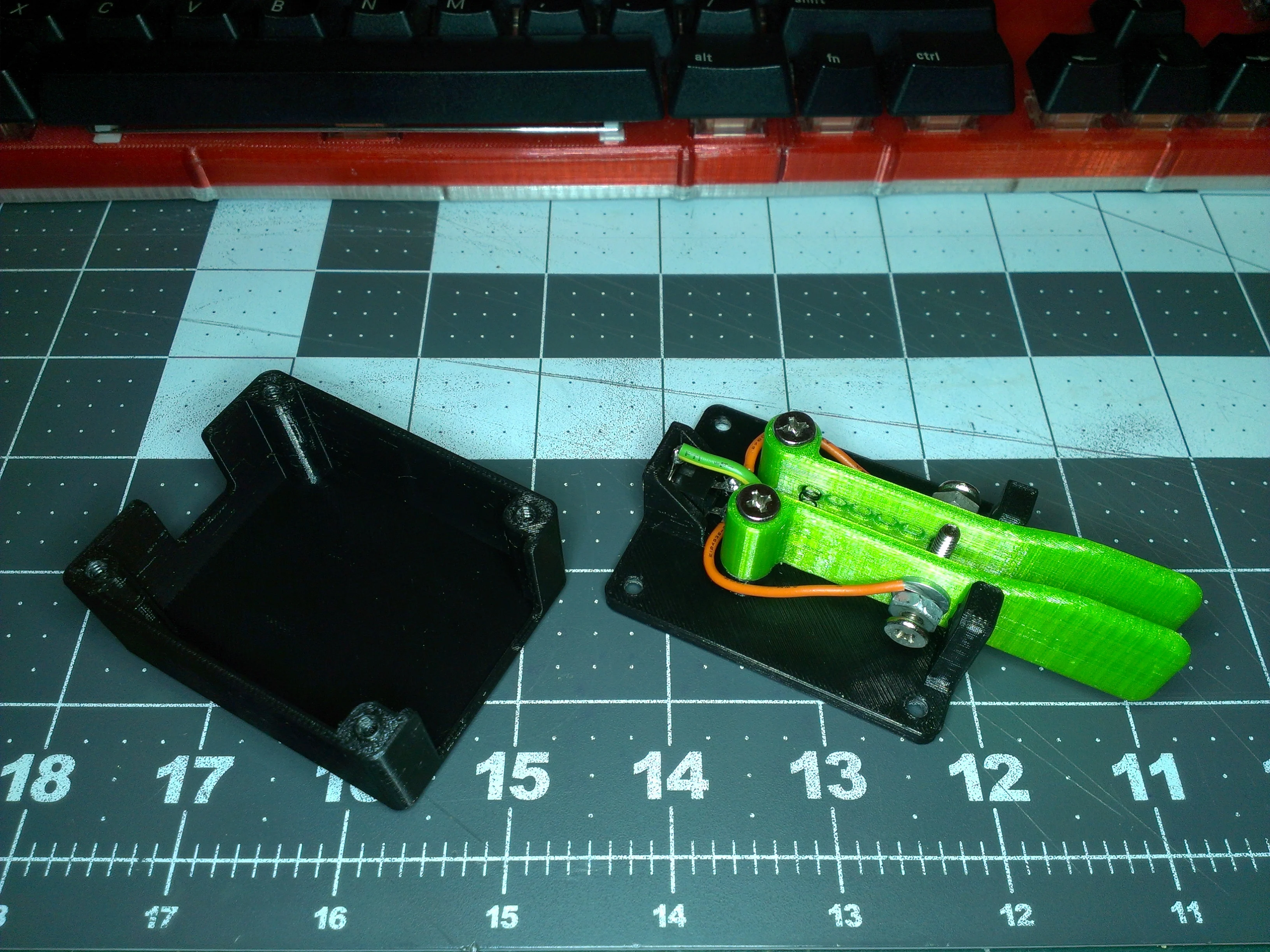 Iambic Paddles (Base Mountable Version)