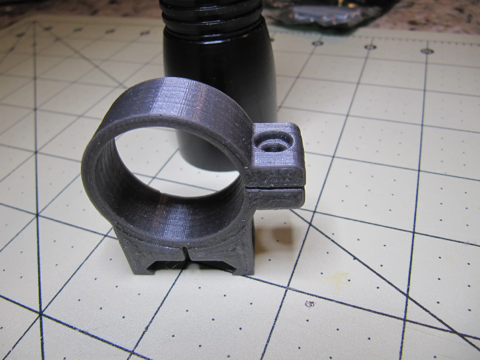 Picatinny flashlight mount for Costco flashlight