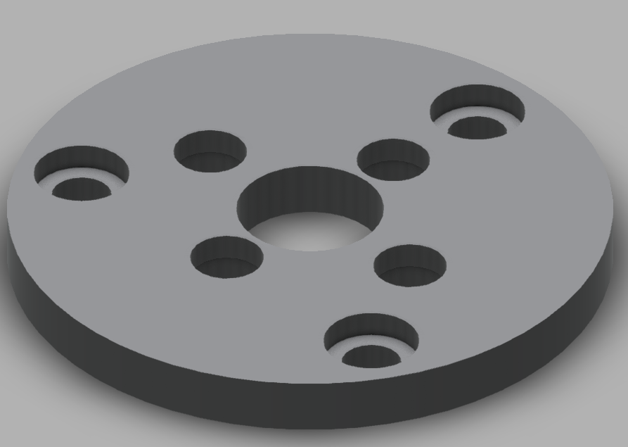 P51-D Mustang Motor Adapter for Tarot