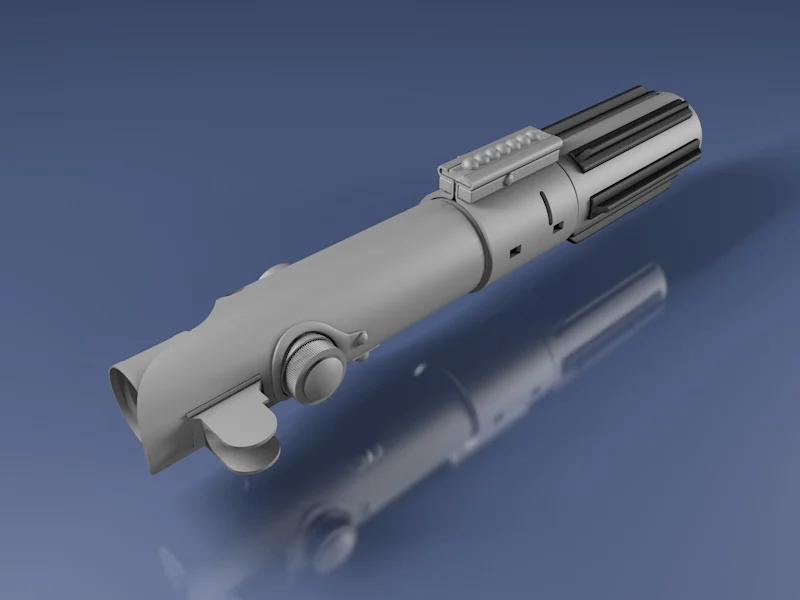 Anakin Luke ANH inspired lightsaber WIP