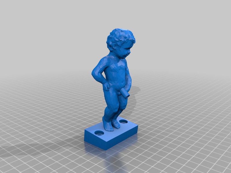 Pis Boi Statue - Ender 3 Filament Guide (Direct Drive)
