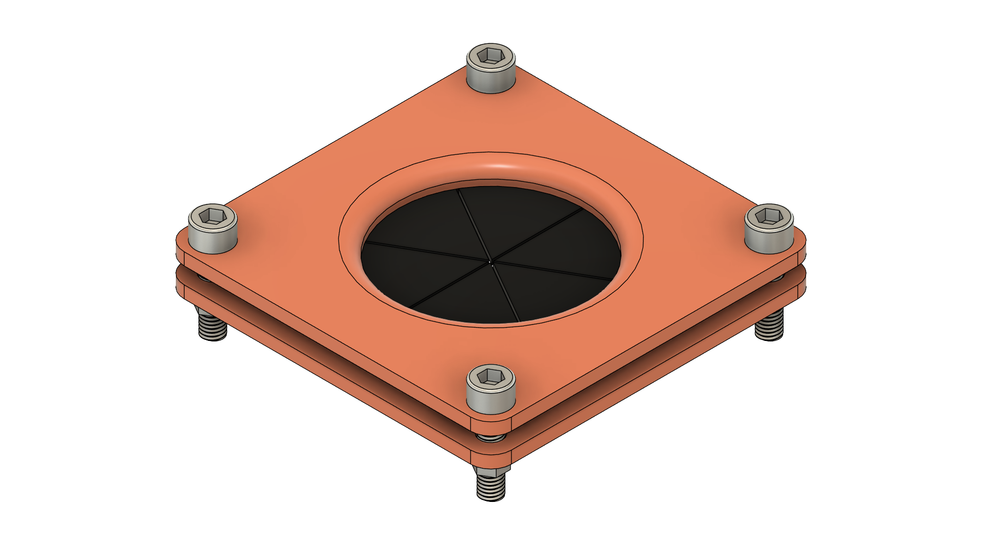 Printer Enclosure Cable Feed Plate