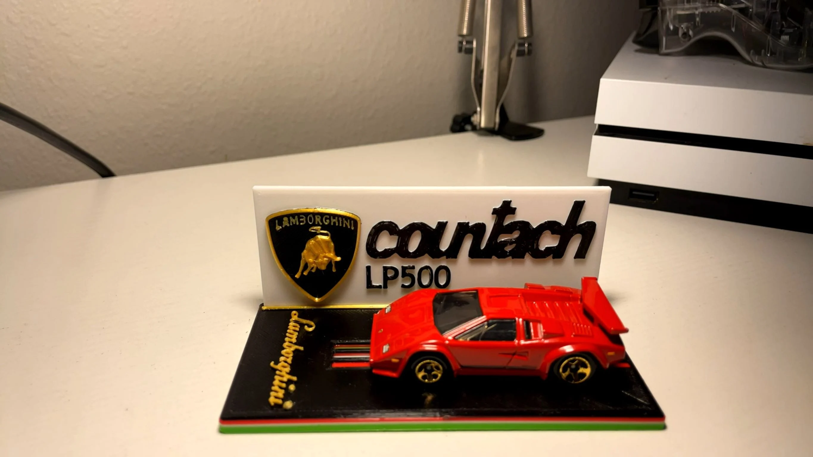 Hotwheels Lamborghini Countach Display Base