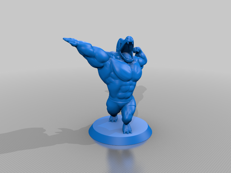 Ultra Swole Totodile - Pokemon