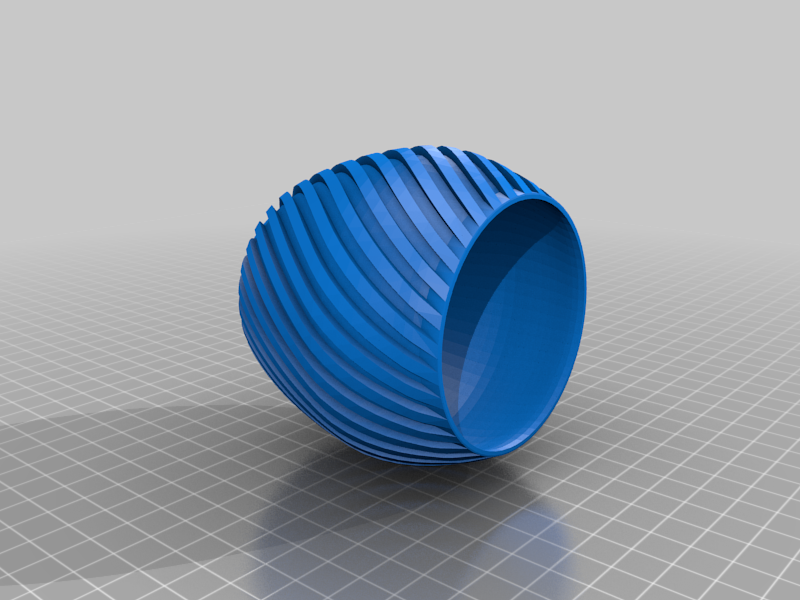 ELEGANT CURVED VASE - 3D PRINTABLE MODEL
