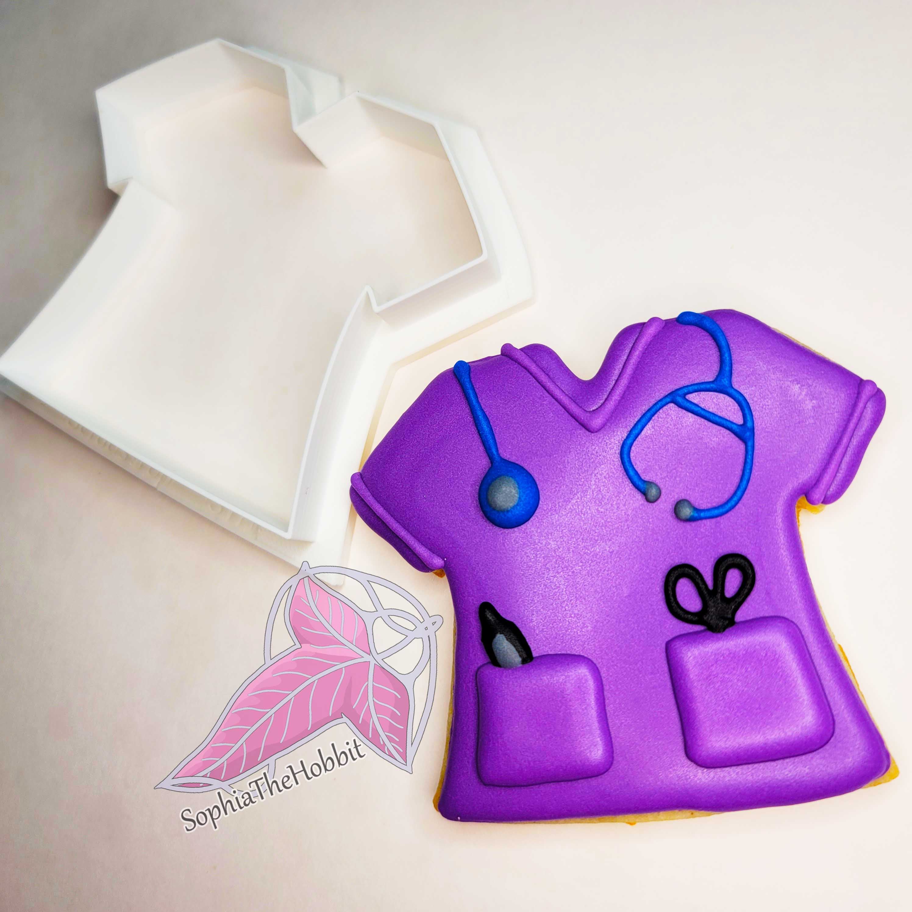 Nurse Scrub Cookie Cutter