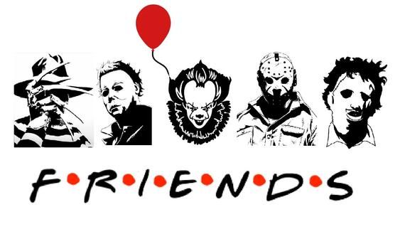 Horror Friends wall art