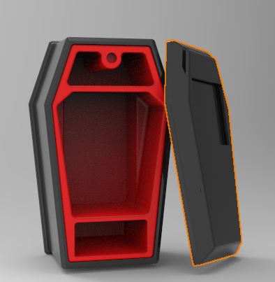 COFFIN DECKBOX FOR COMMANDER