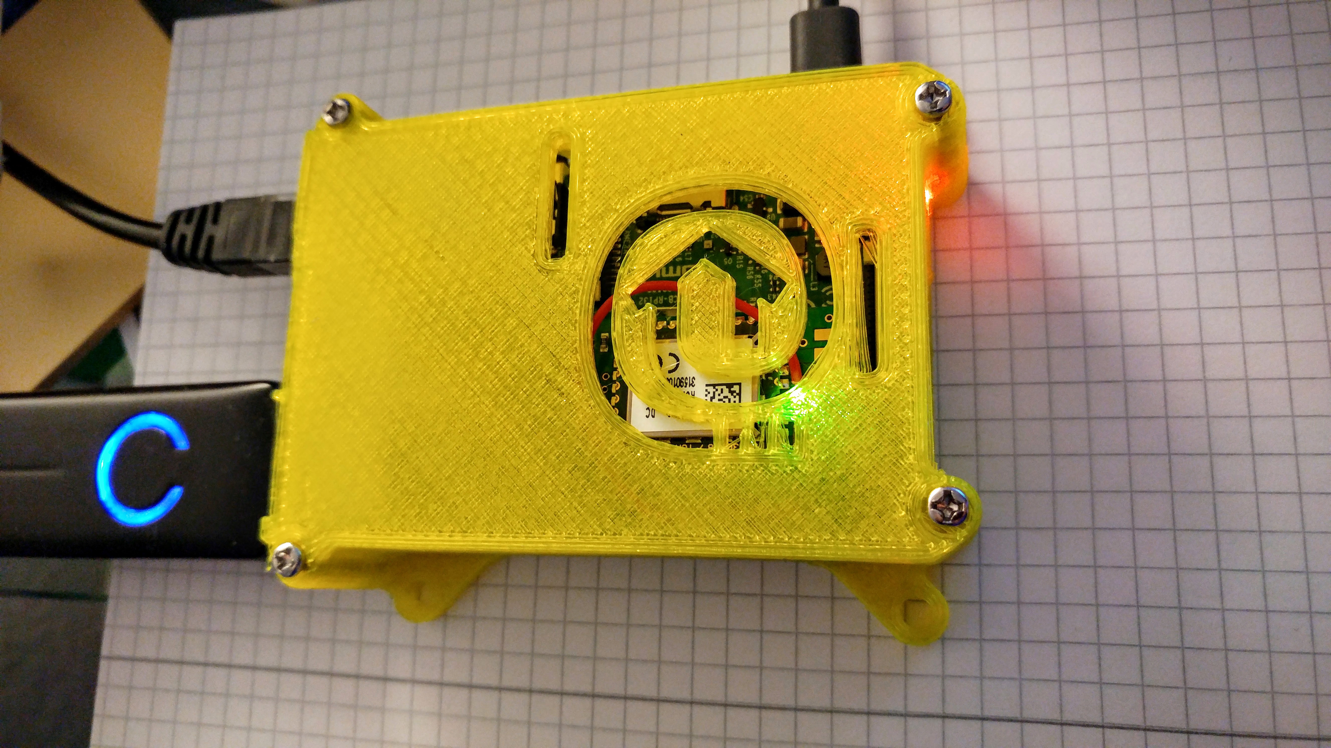 Raspberry Pi 3 Case / Enclosure with OpenHAB Logo
