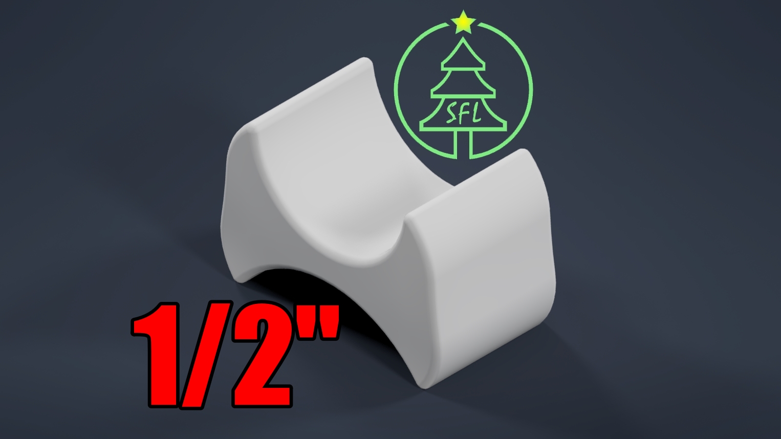 1/2" EMT Pixel Spacer Block for 12mm Bullet Pixels