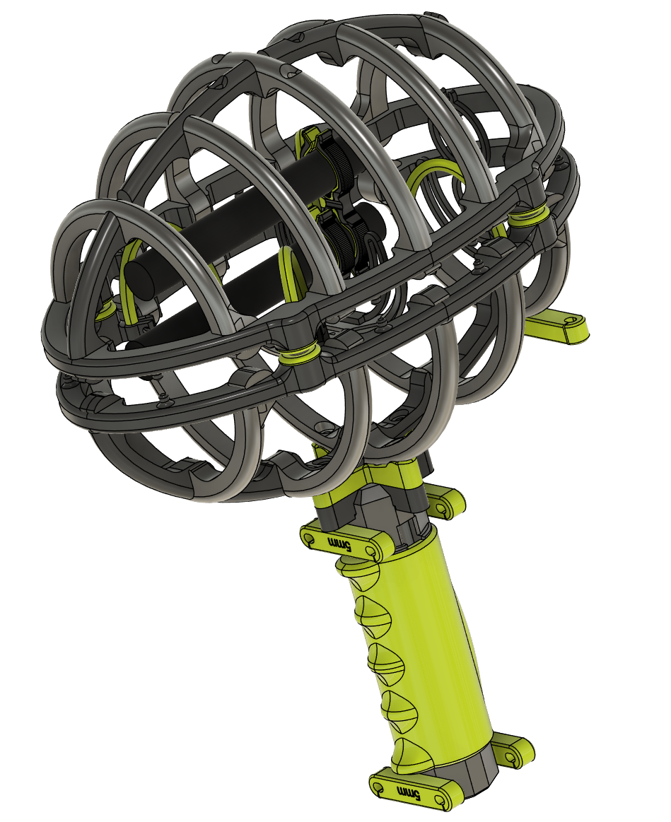 Microphone Suspension and Wind Protection Blimp - Mono or Mid Side