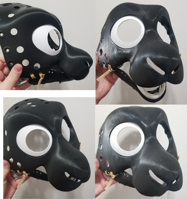 Goat: fursuit head-base, eyes, teeth and horns