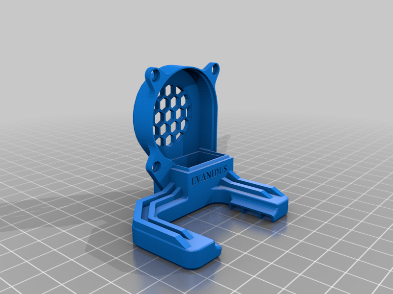 CR-10s Pro Fanduct Dual Outlet - Print in Place