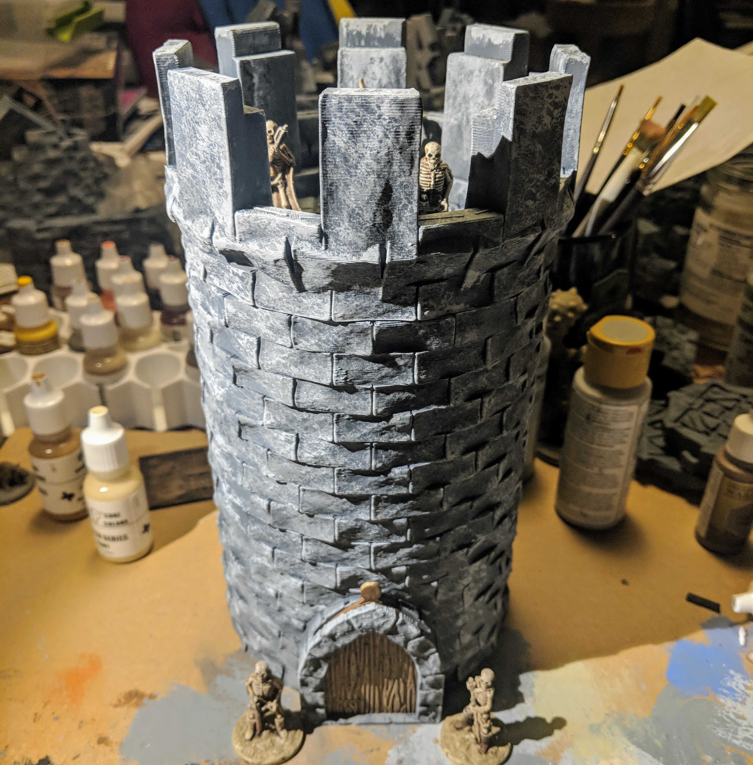 Fantasy Wargame Terrain - Modular Stone Tower