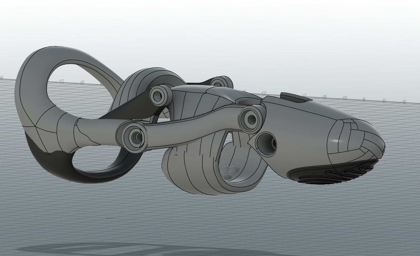 Left Finger BioMech Prosthesis V2 beta:
