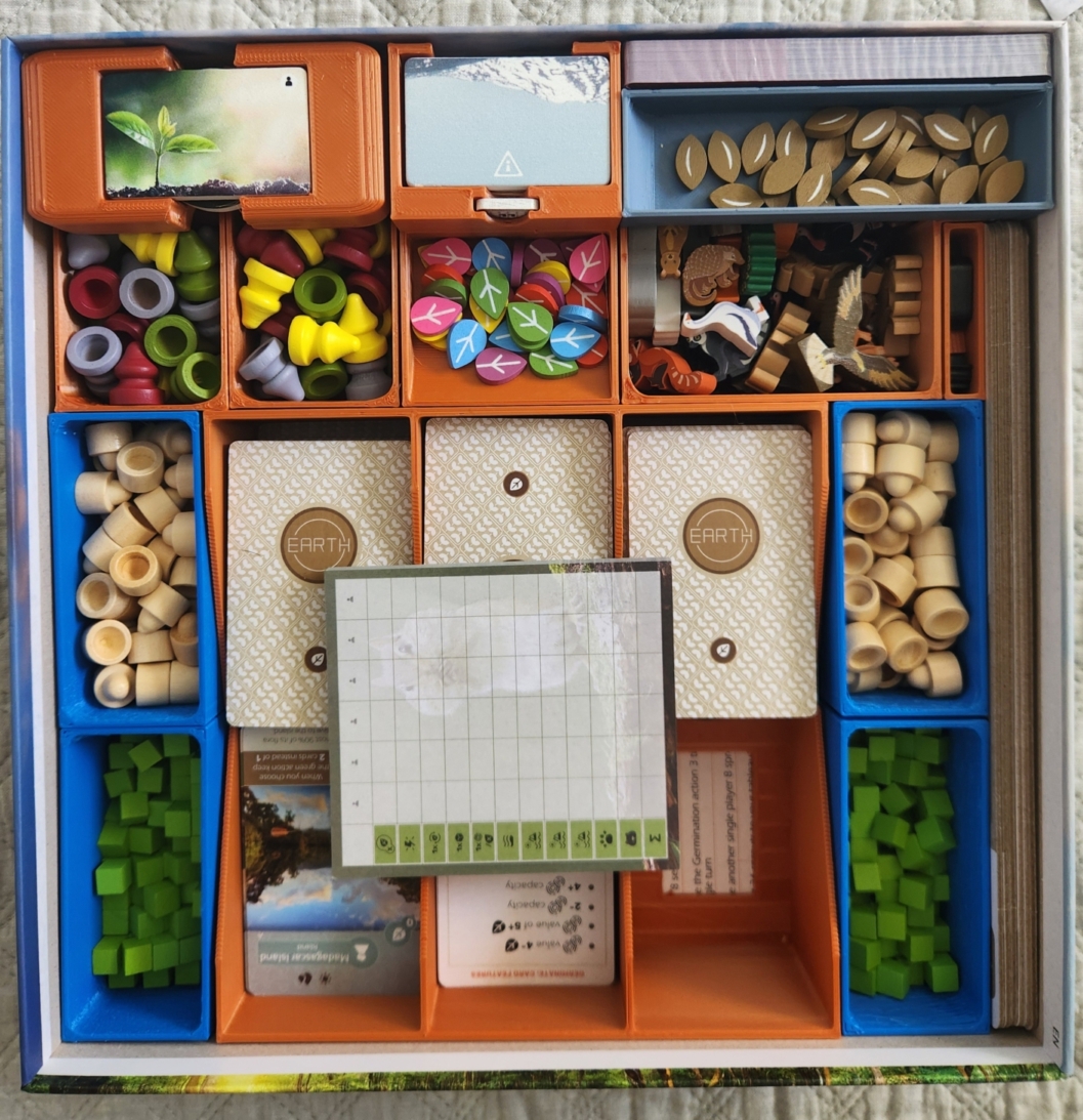 Earth board game with abundance and animal kingdom