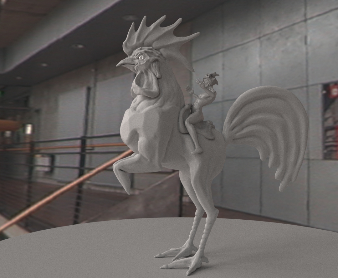 Gallo-Caballo-Jinete