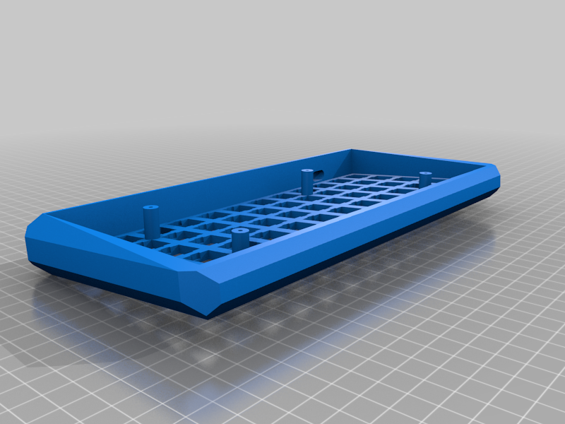 Handwired Preonic Plate and case 12x5 ortho layout