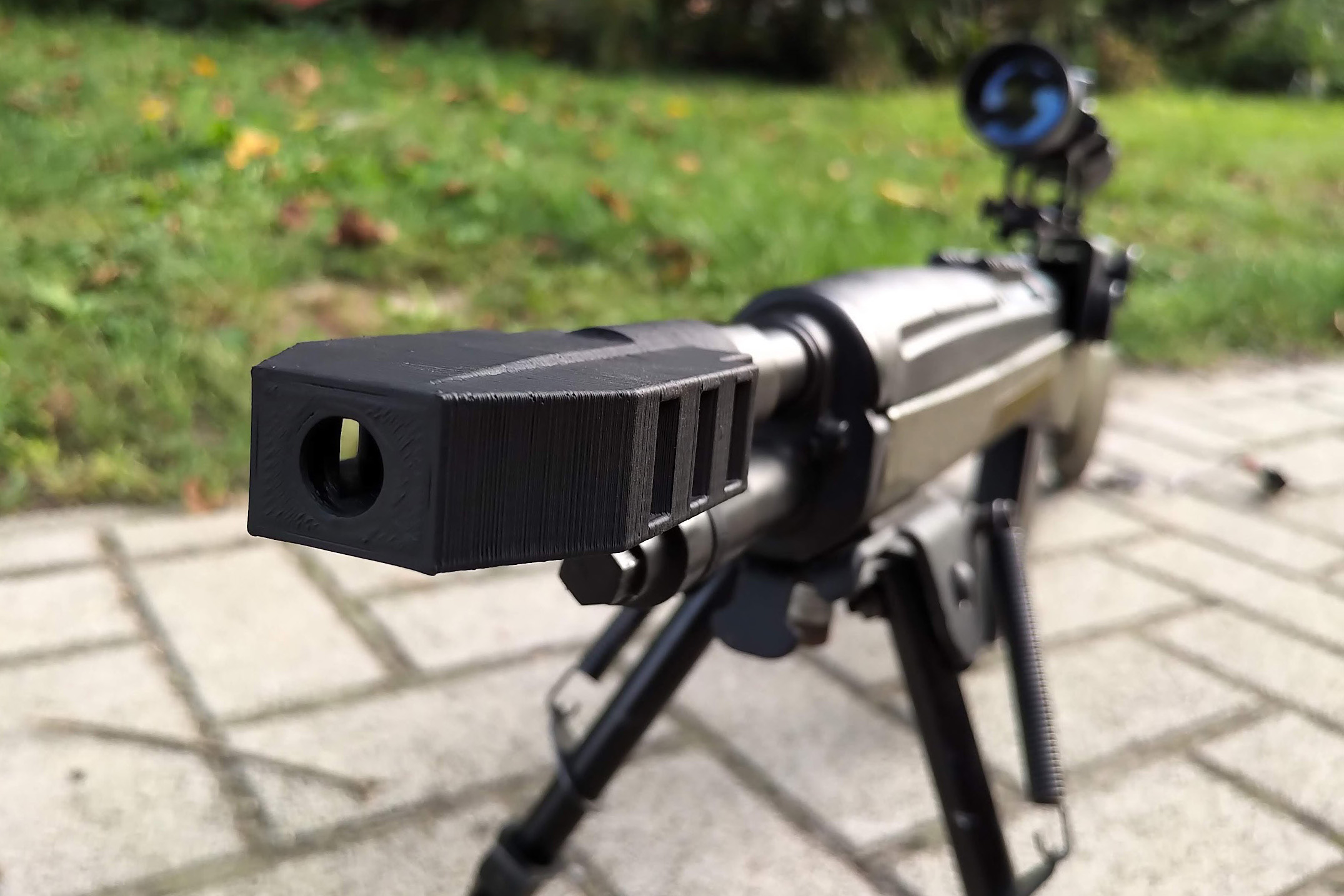 M14 gas redirector / flash hider (Airsoft)