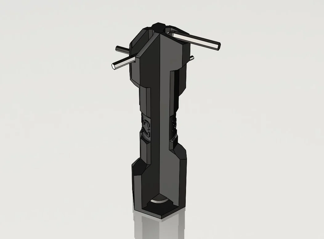 Magnetic hex key holder