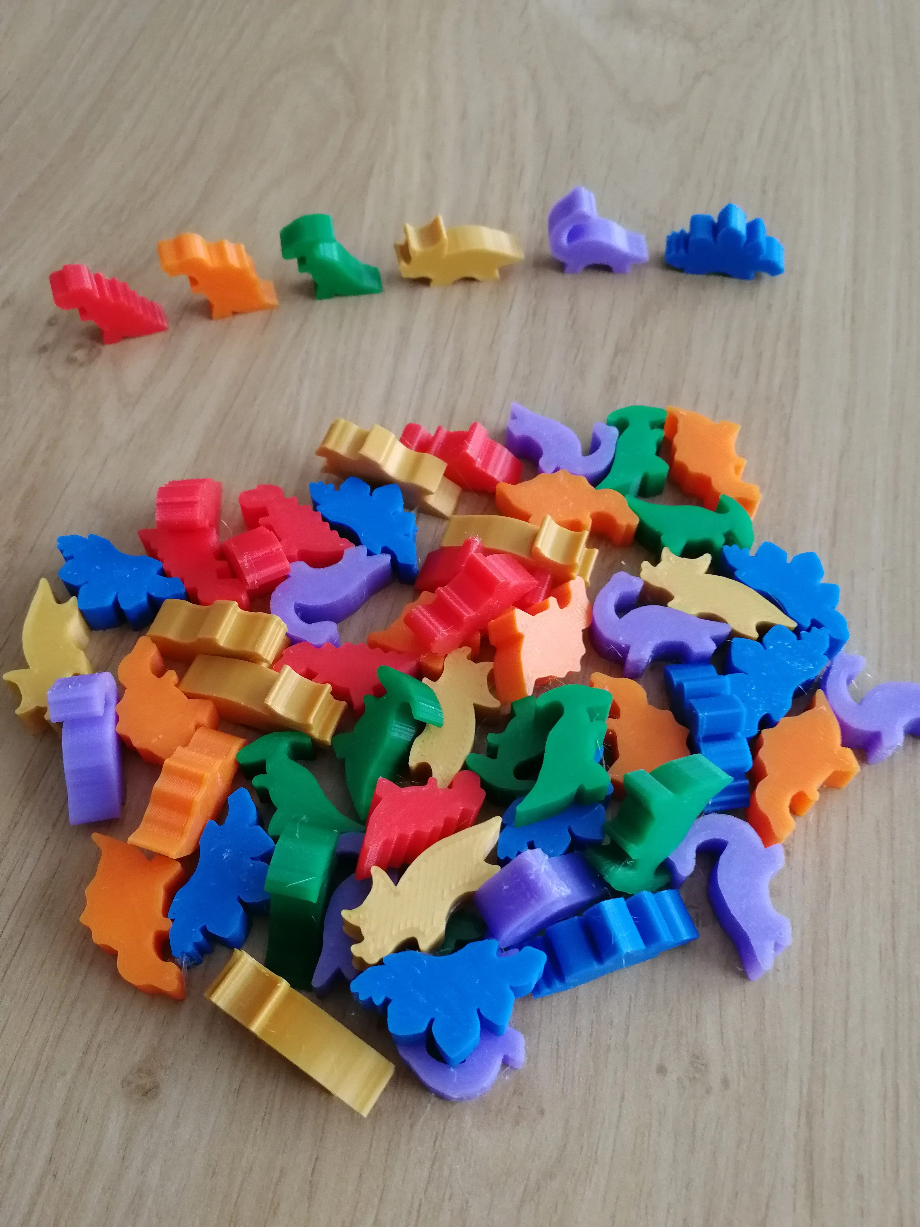 Draftosaurus dinosaures meeple