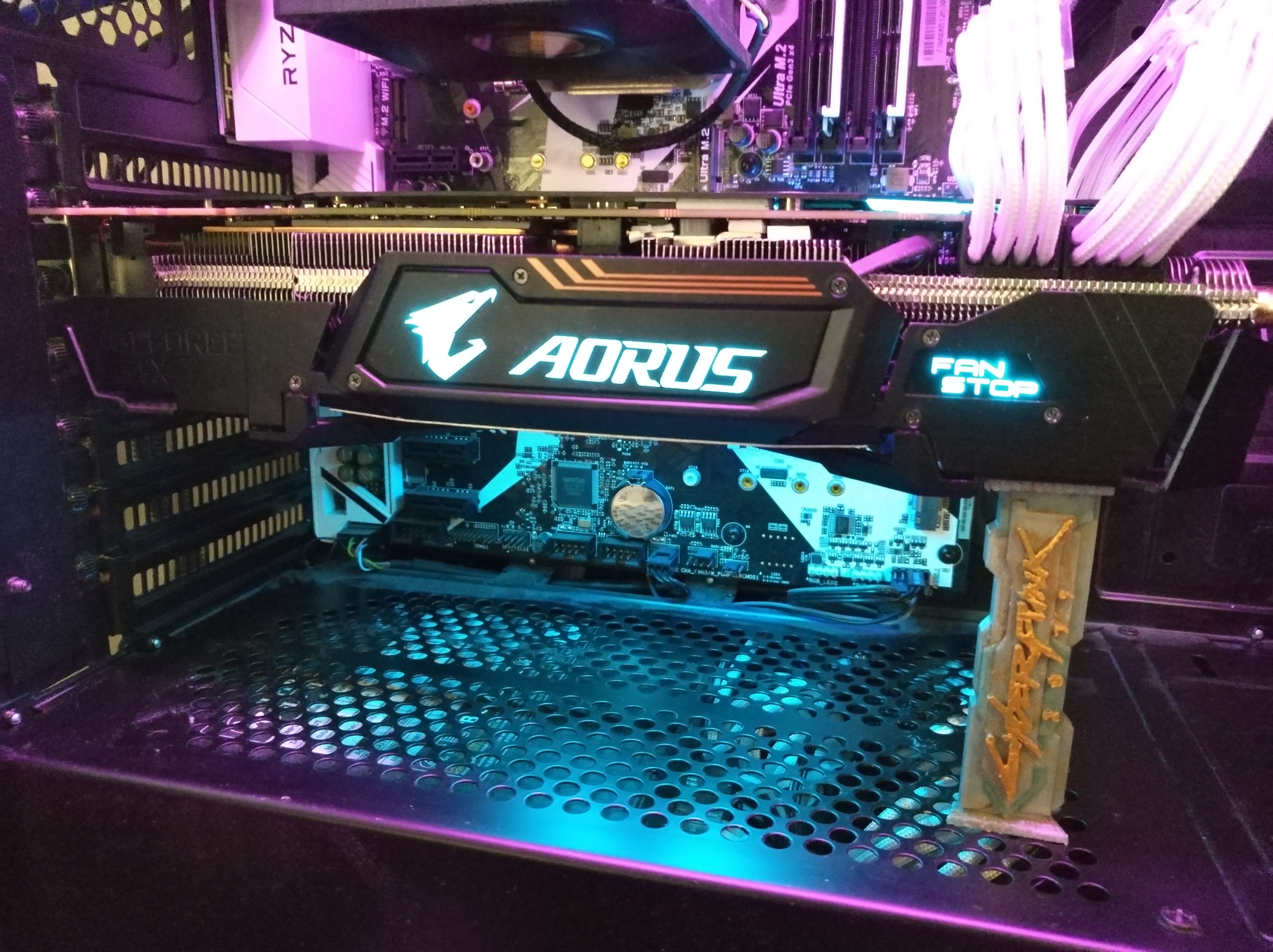 Cyberpunk 2077 80mm gpu sag support