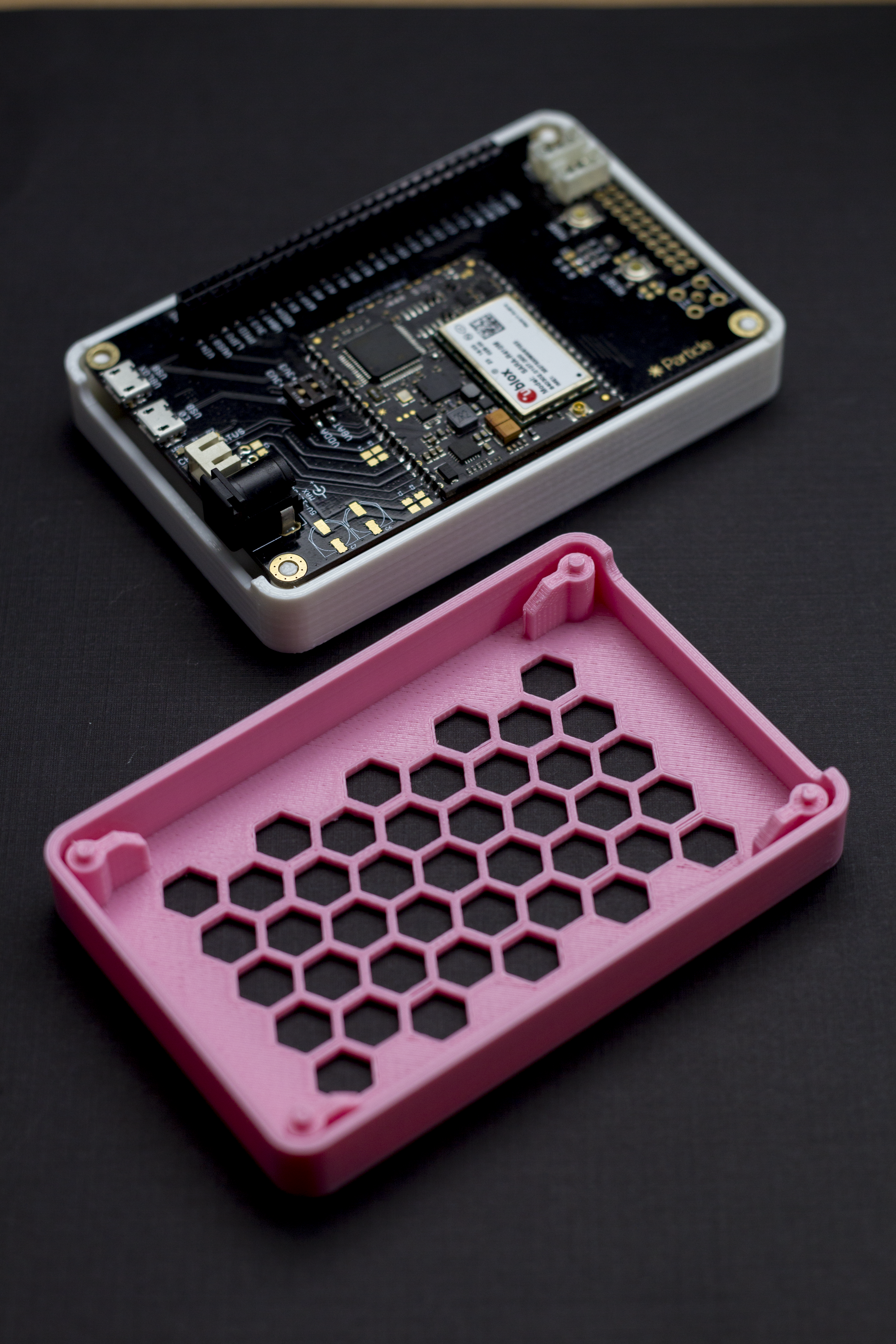 Particle E series evaluation board enclosure