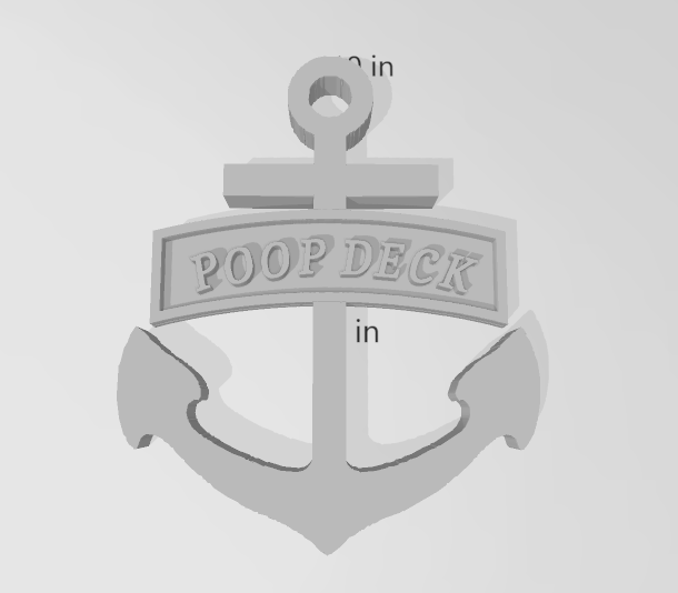 Nautical man cave bathroom sign