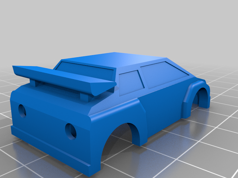 1/76 turboracing sportscar bodyshell