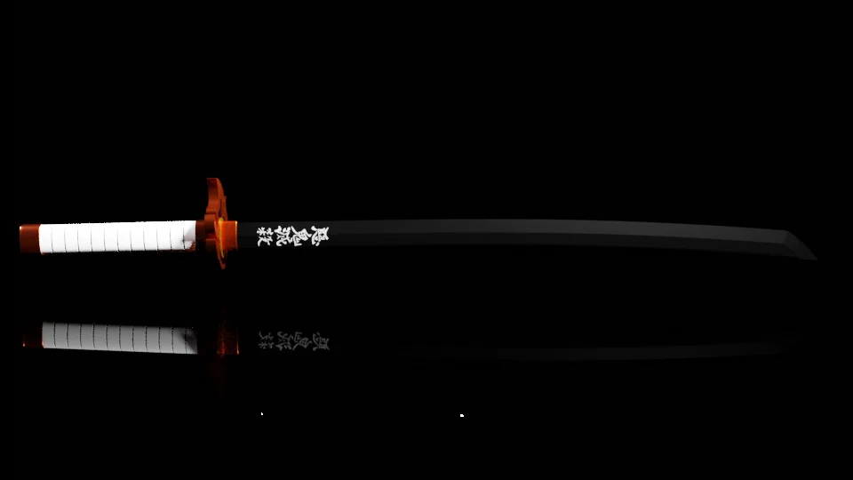 Rengoku Kyojuro Katana Sword Demon Slayer