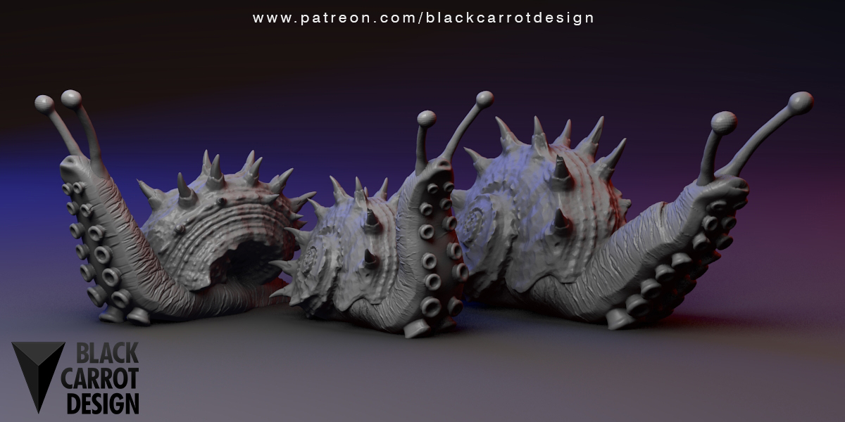 Sea Maggot - Snail monster
