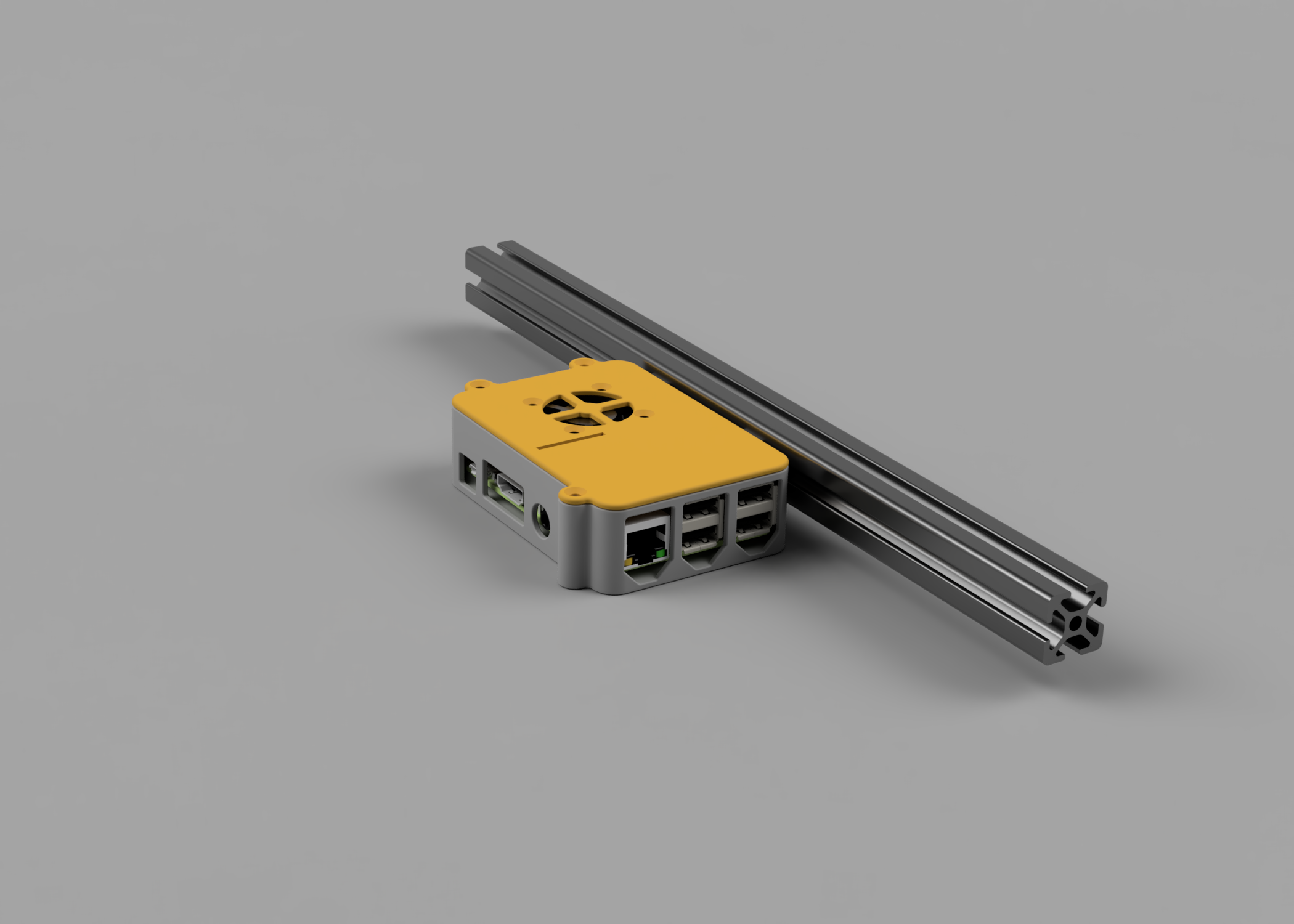 2020 mounted RPI3 case