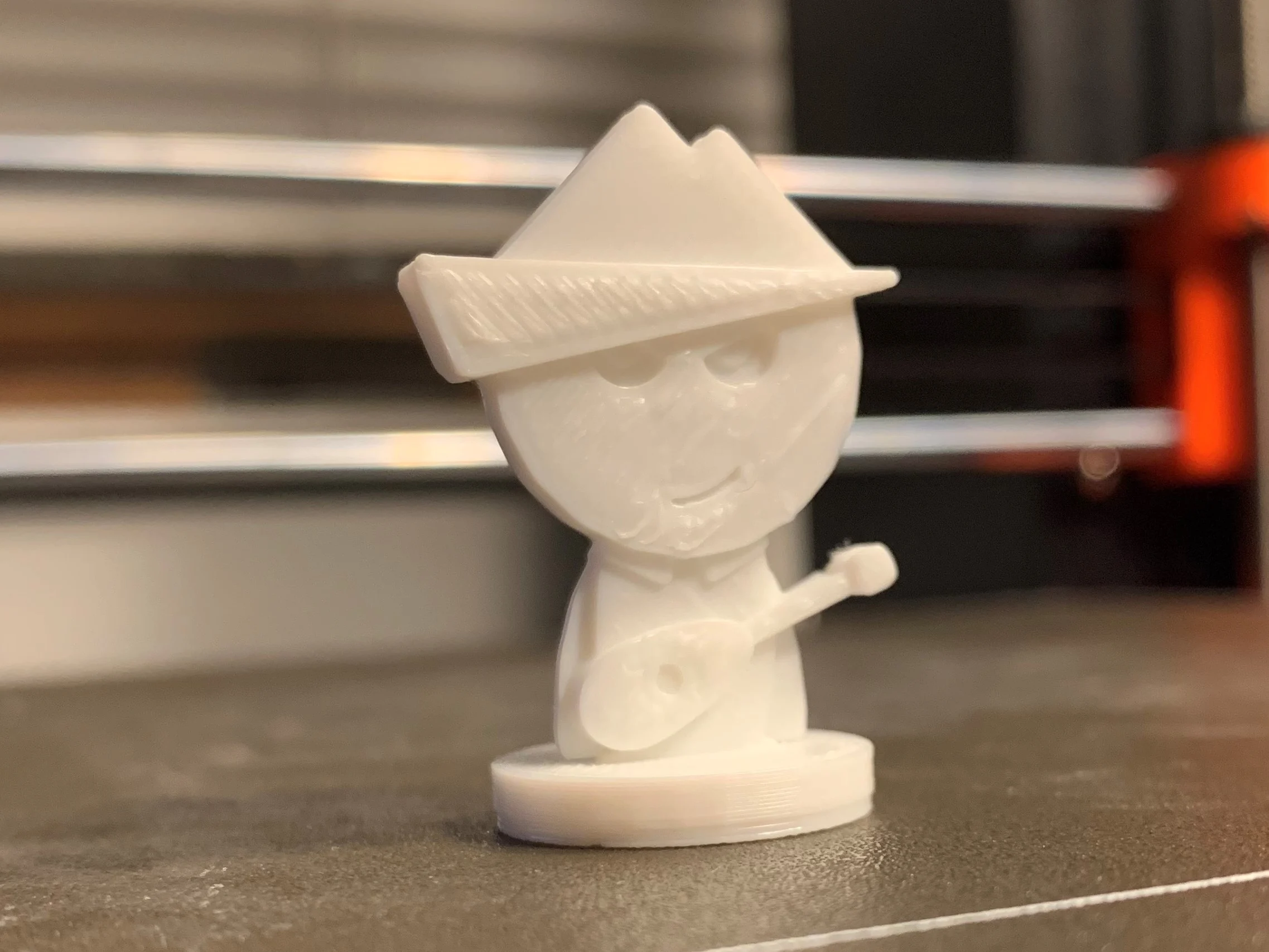 Simple Mini D&D Bard with Lute