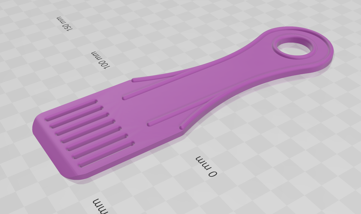 Rounded Resin Scraper
