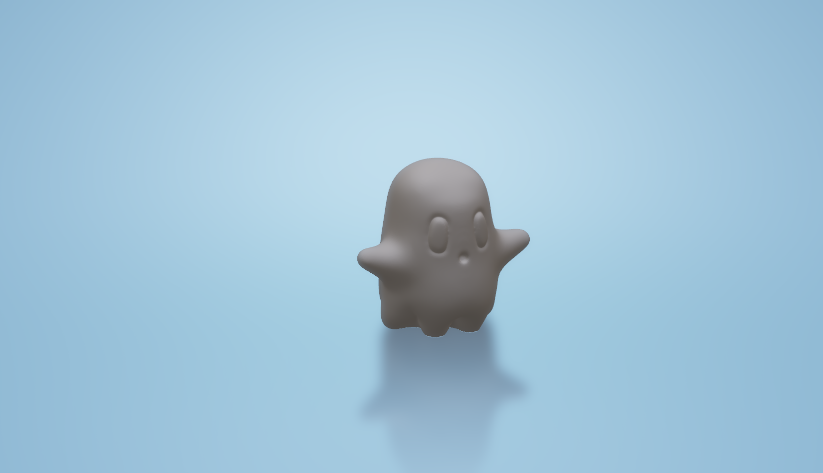 Tiny Butt Ghost Model (STL file)
