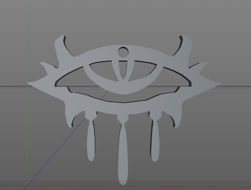 Neverwinter eye pendant