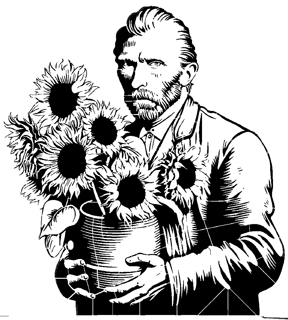 Vincent van Gogh stencil