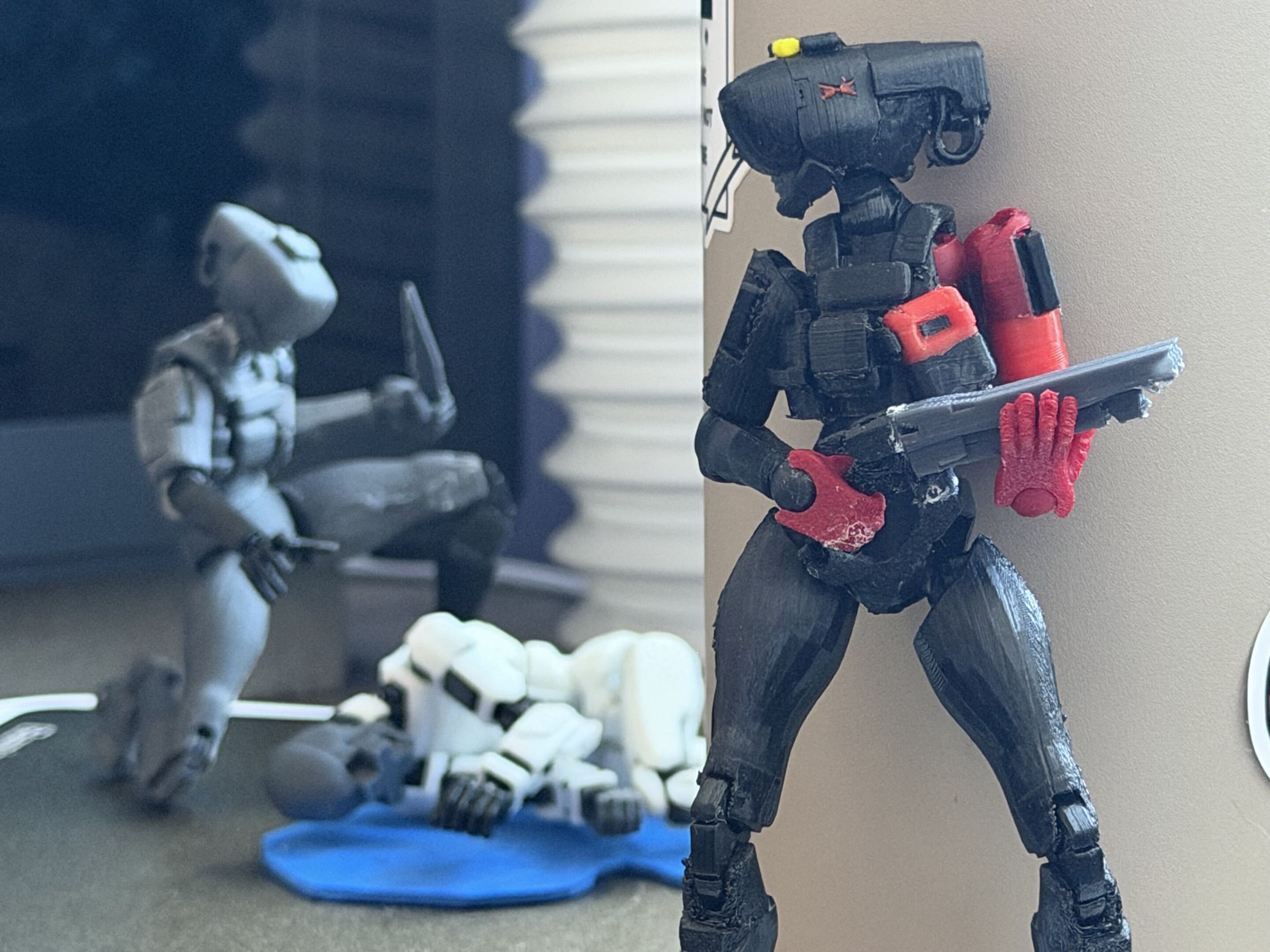 Blackbird//Recon - Printable Jointed Figure (Carbon 13)