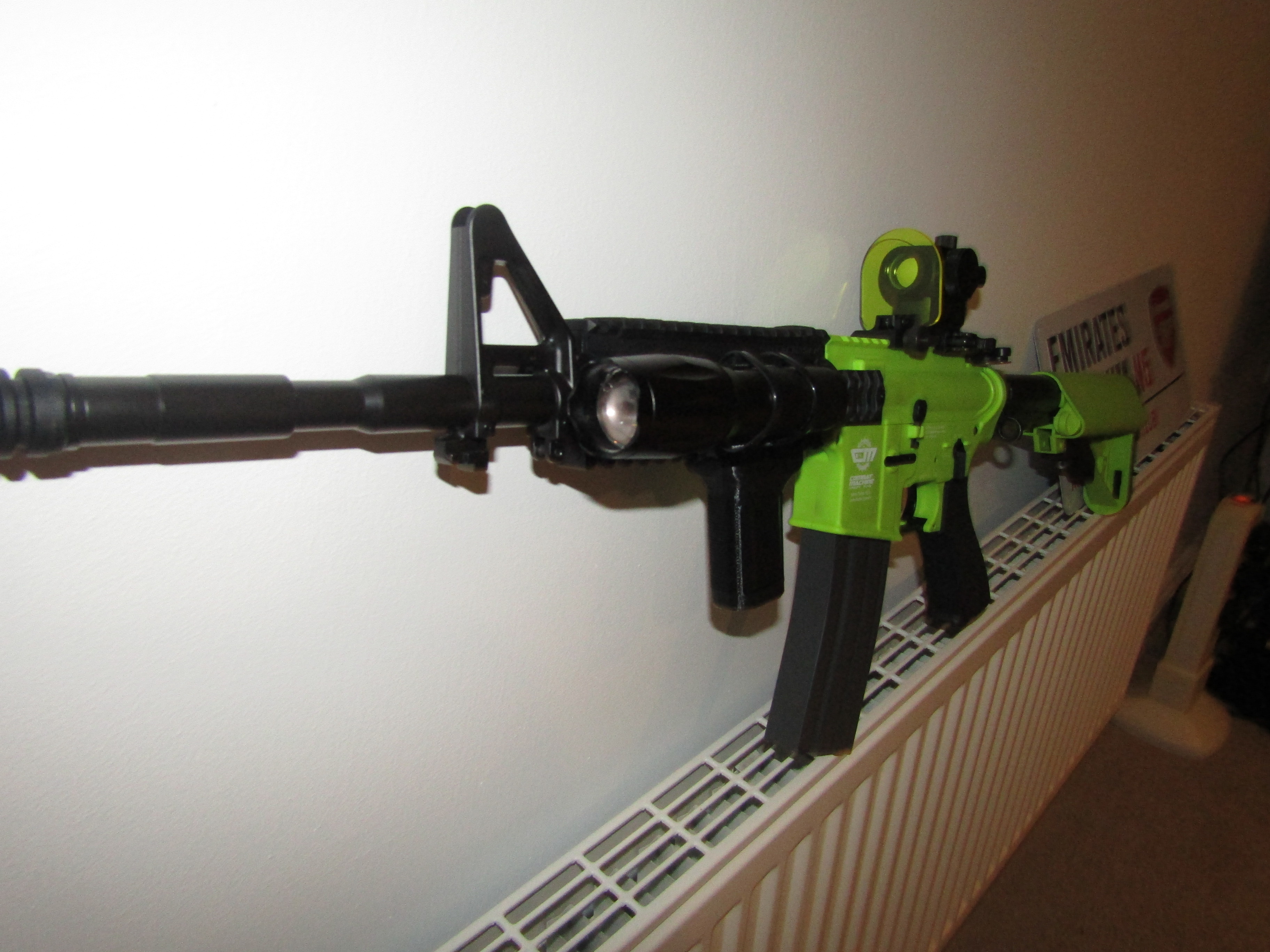 airsof flash light mount