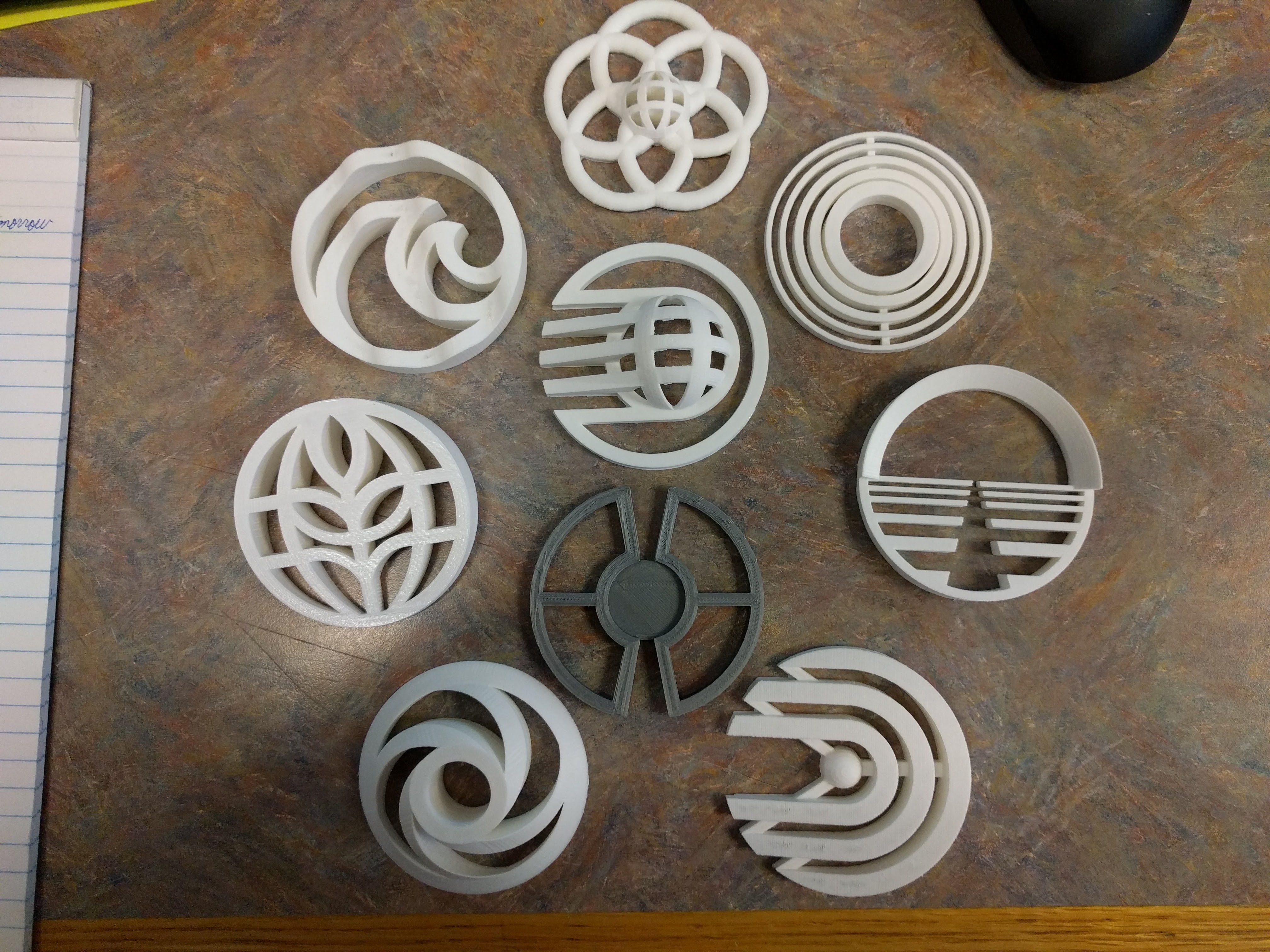 3D-ized Epcot attraction Logos