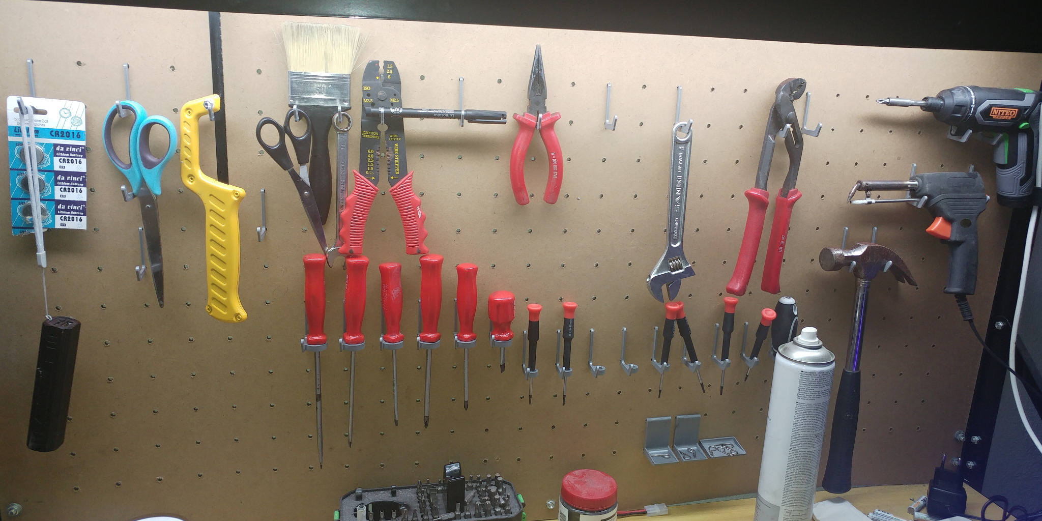 41mm pegboard accessories