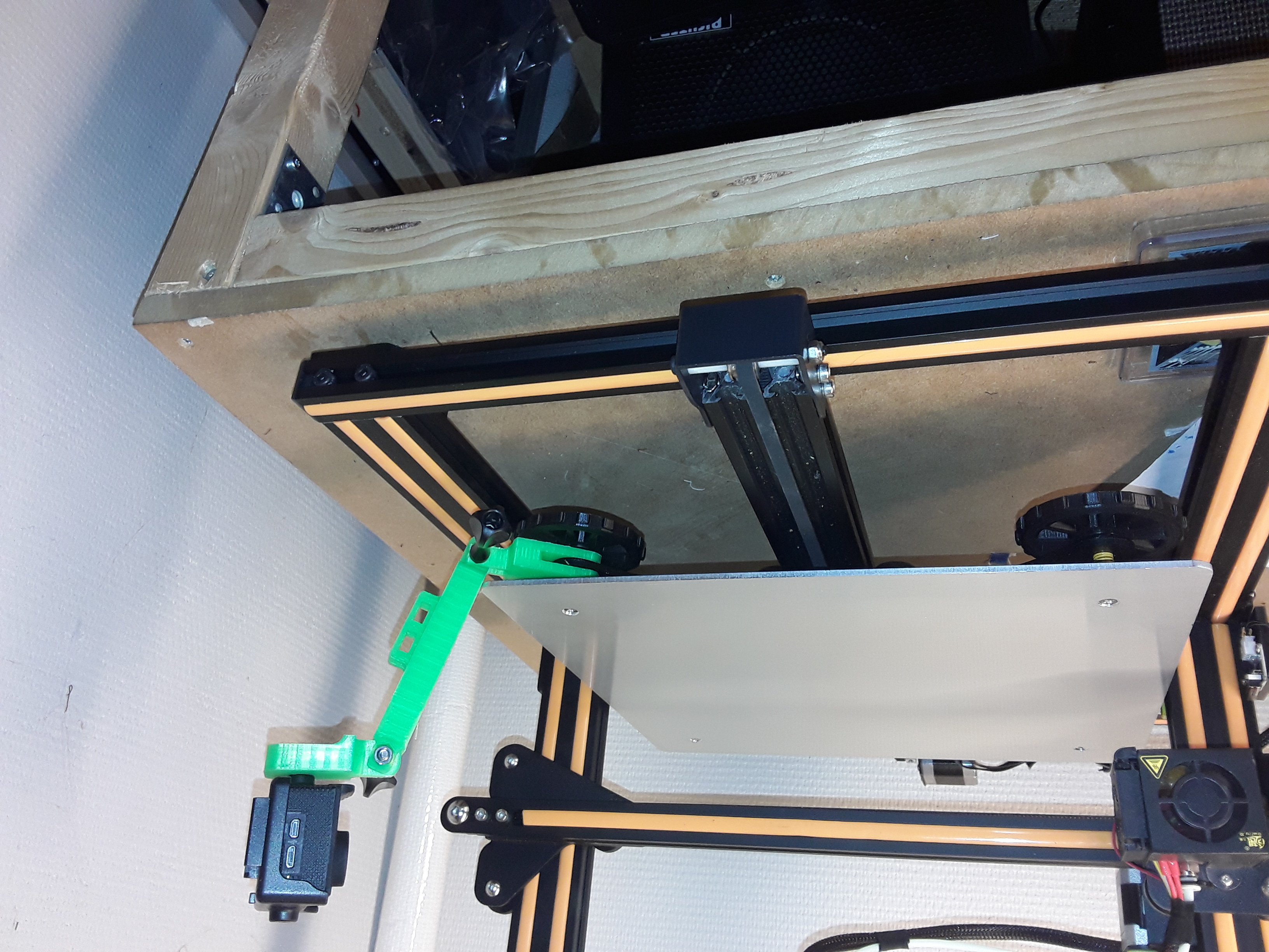 CR-10 GoPro Bed Mount