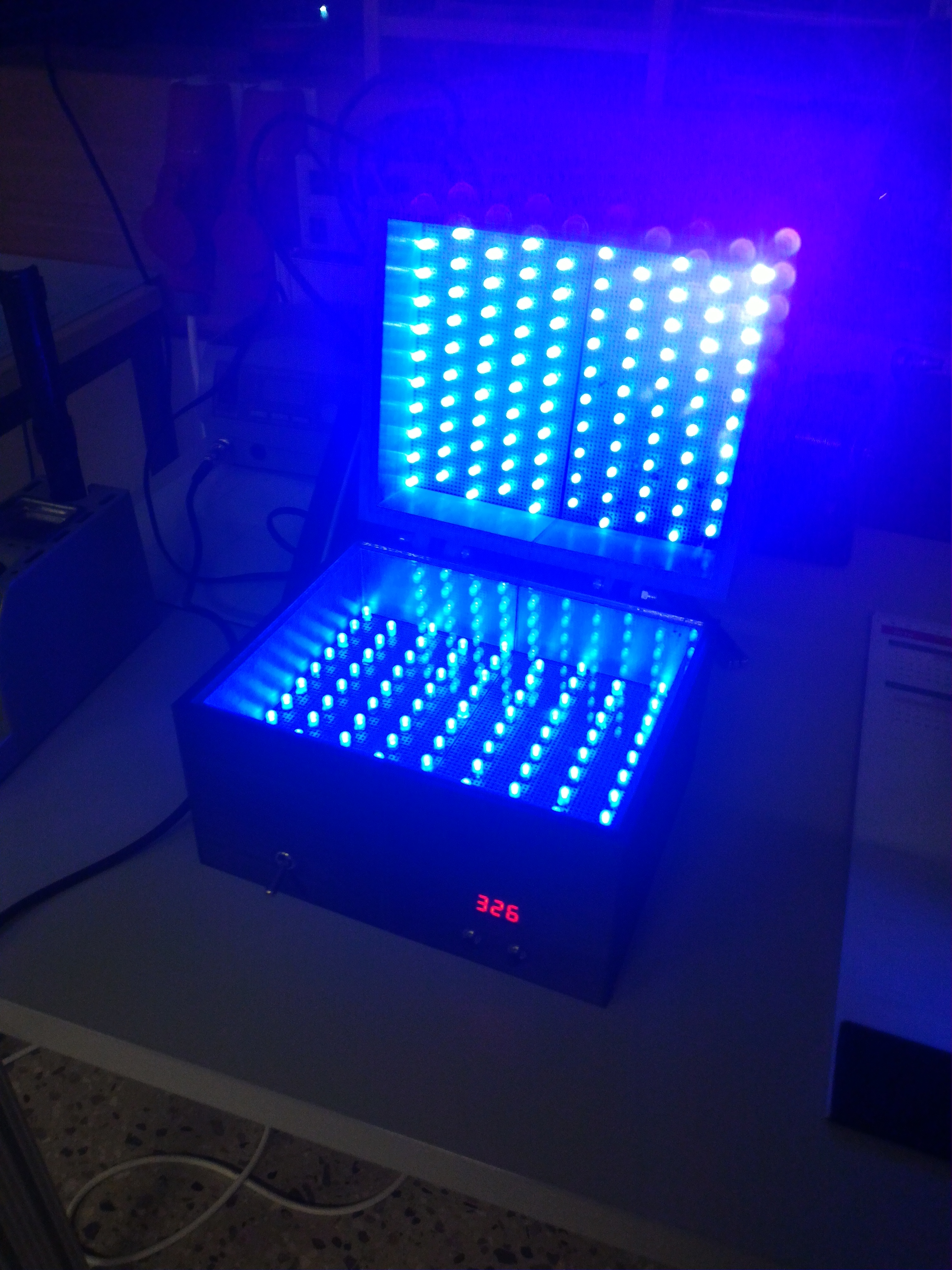 UV exposure unit for double-sided photo PCB