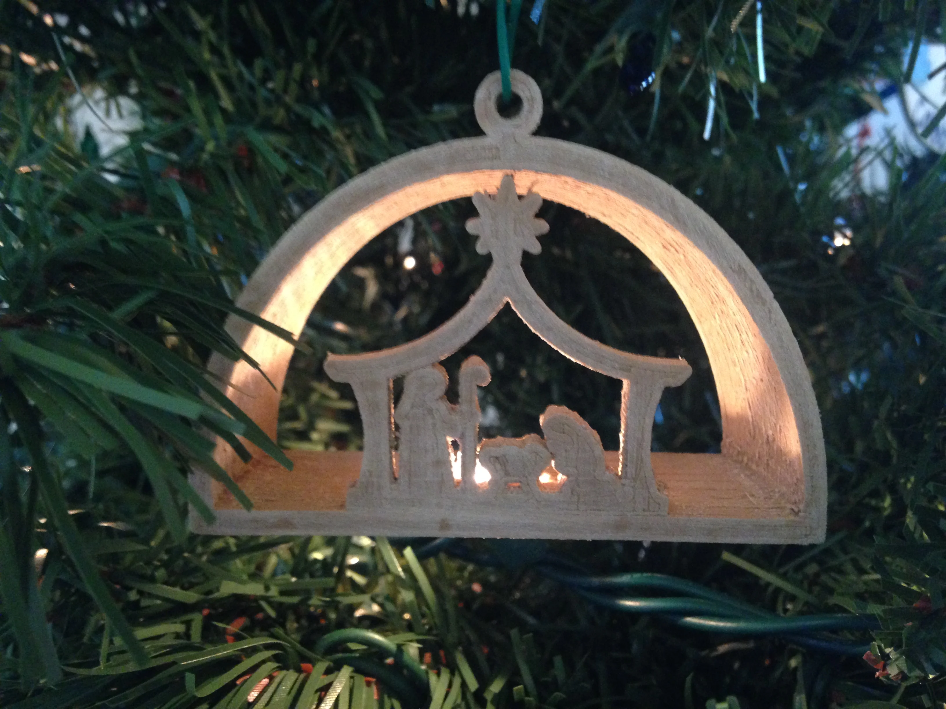 Nativity Manger Ornament